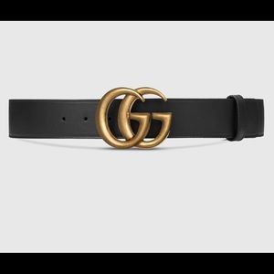 Leather belt gucci